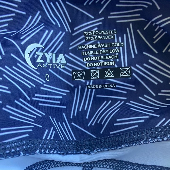 Zyia Navy Haystack Light n Tights 7/8 length (24” inseam) - Picture 6 of 12